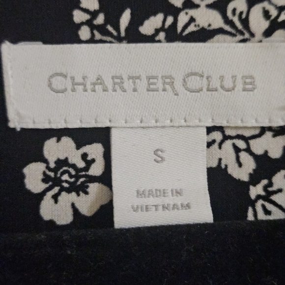 Charter Club Floral Pintuck Blouse - Picture 3 of 5